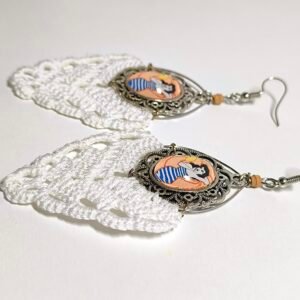 Boucles d&rsquo;oreilles Pinup